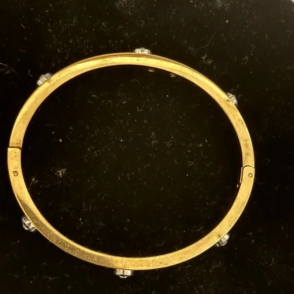 Henri Bendel Gold Bangle Bracelet - Picture 4 of 6